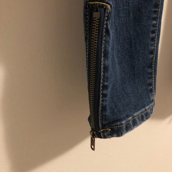 Garage GRG denim stretch ‘jegging’ blue jeans - Picture 4 of 11